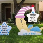 Blue Moon with Sibling Sign