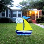Blue Sail Boat