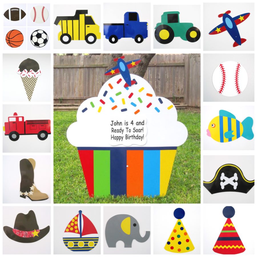 Birthday Yard Signs San Antonio, TX Stork Lady Signs